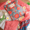 Blooms in Blue Elegance Suit Set